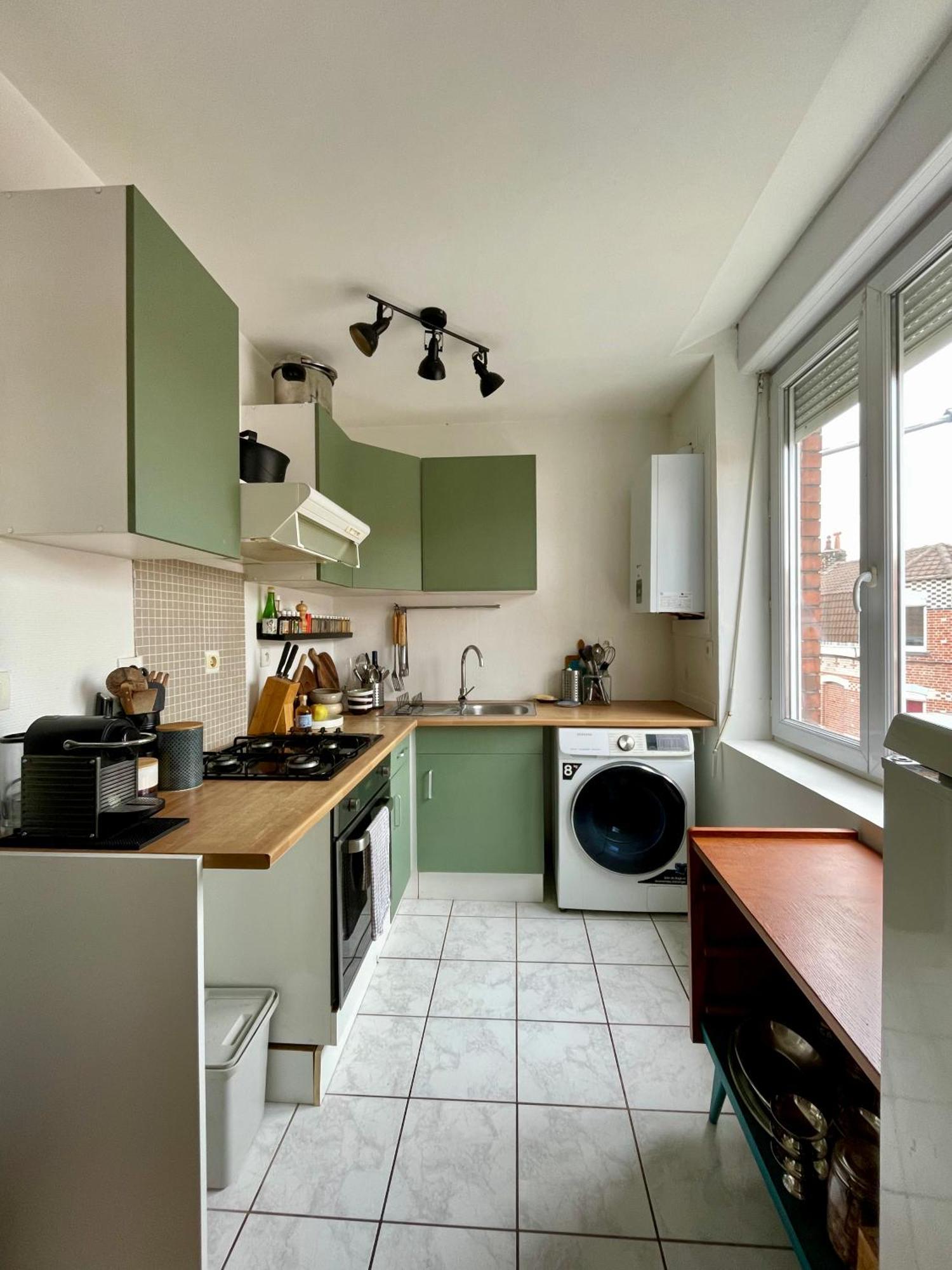 Appartement 35M2 A La Madeleine: Salon, Cuisine & Sdb Prives à La Madeleine  Extérieur photo